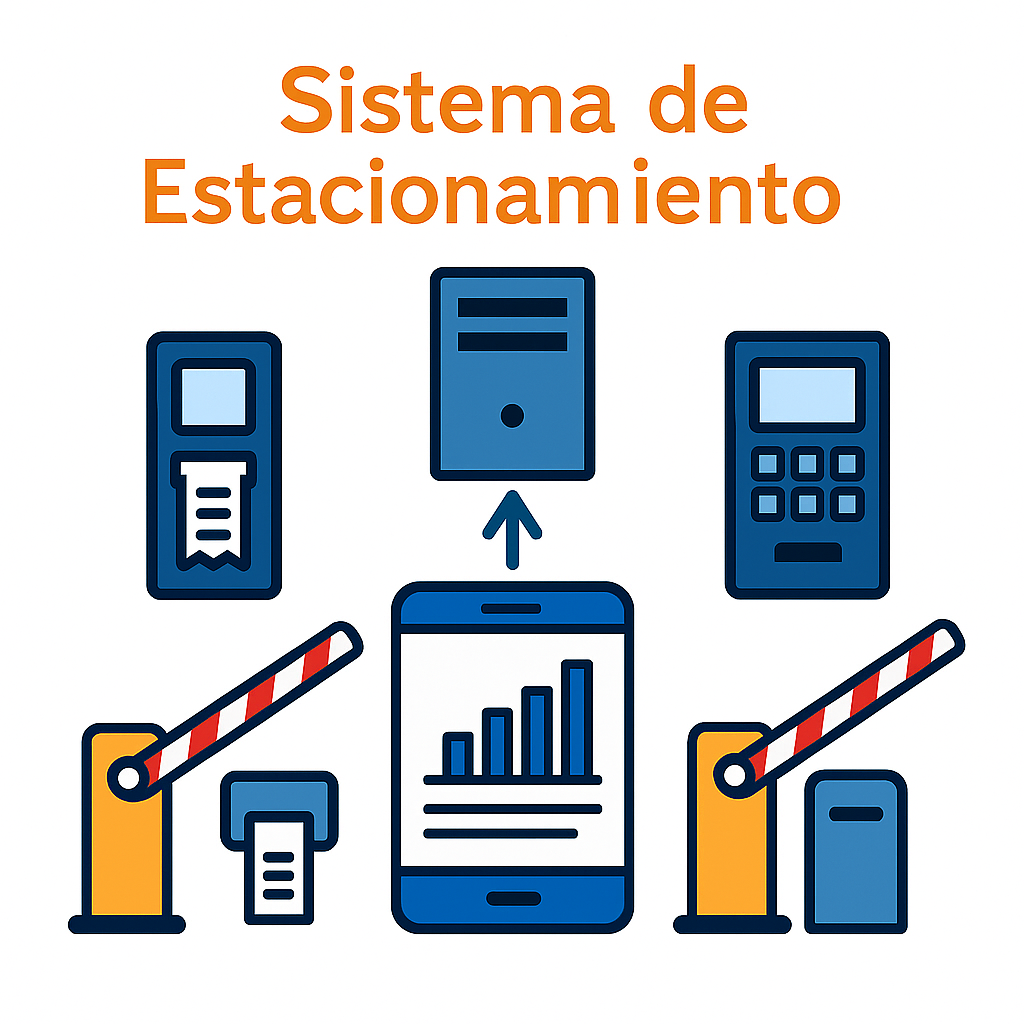 Componentes del sistema de estacionamiento